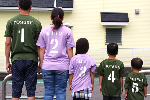 家族お揃いTシャツ